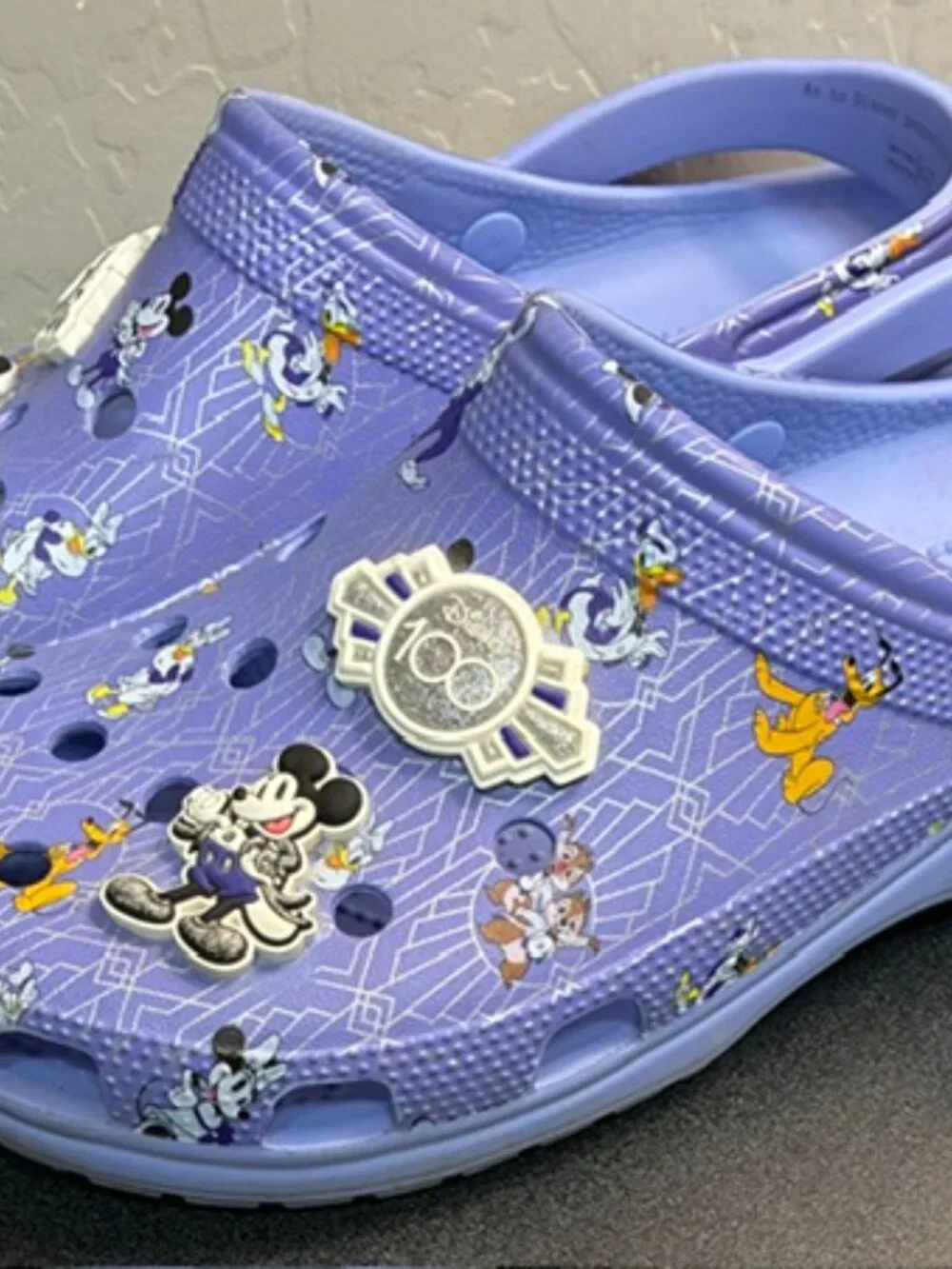 Crocs Disney 100th Anniversary Mickey Mouse Purple Clogs Men's 12